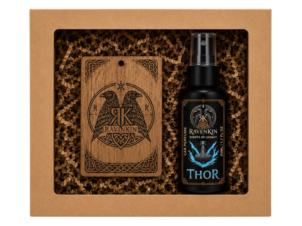 Thor Wooden Car Diffuser Set | 50 ml